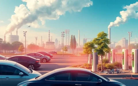 What are the environmental health concerns related to EV charging stations