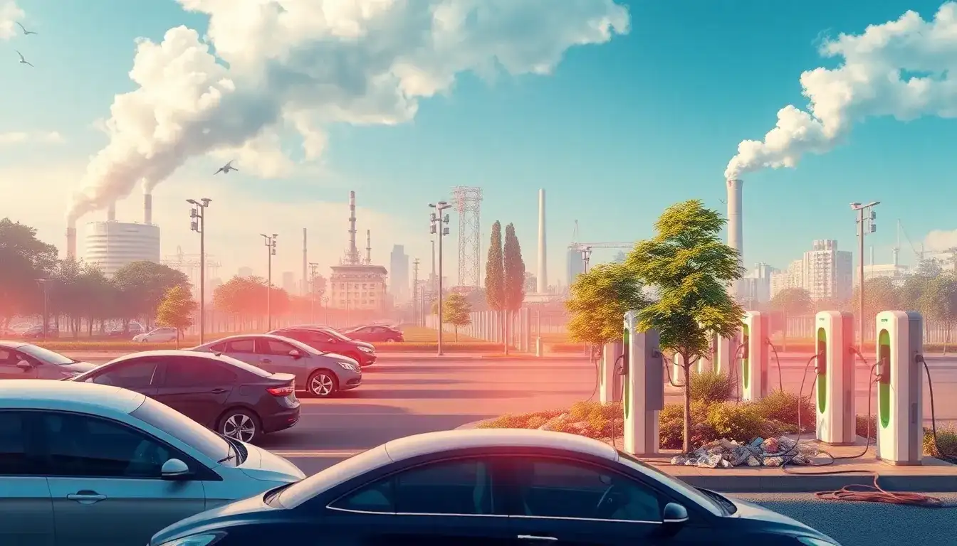 What are the environmental health concerns related to EV charging stations