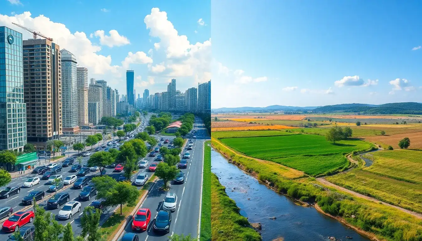 How do EVs impact air quality in urban vs. rural areas