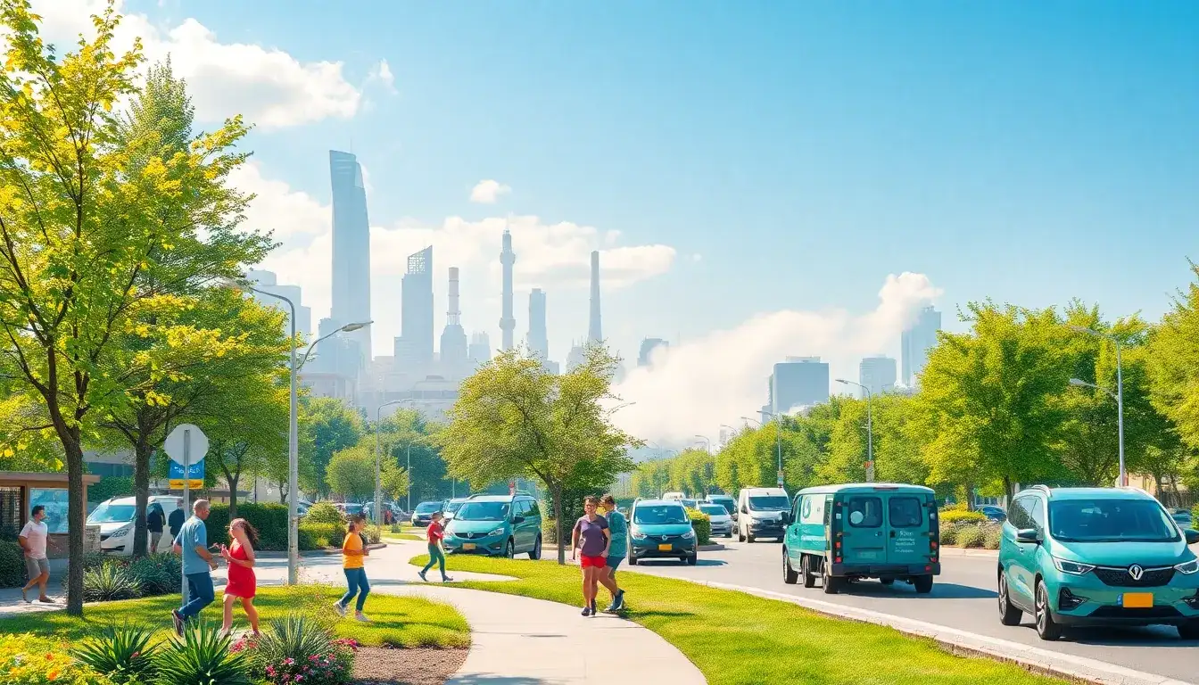 What are the health benefits of reducing air pollution from EVs