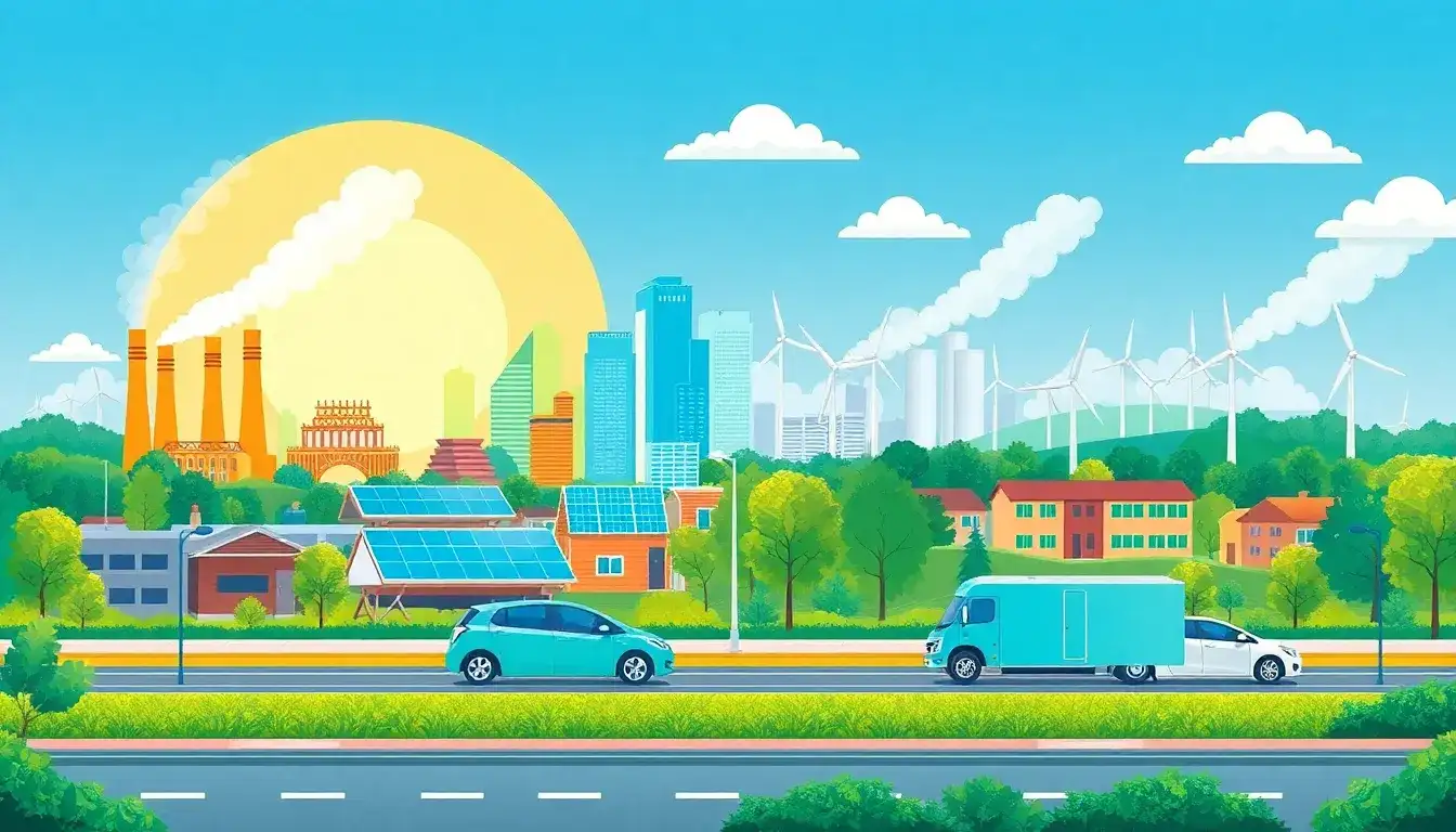 How does the electricity generation mix affect the air quality benefits of EVs