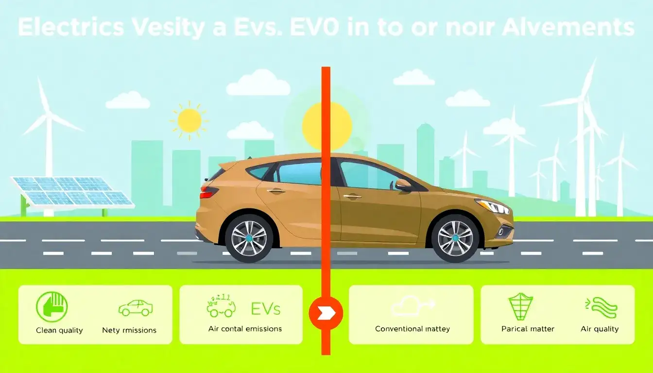 How do EVs compare to other clean energy solutions in terms of air quality improvement