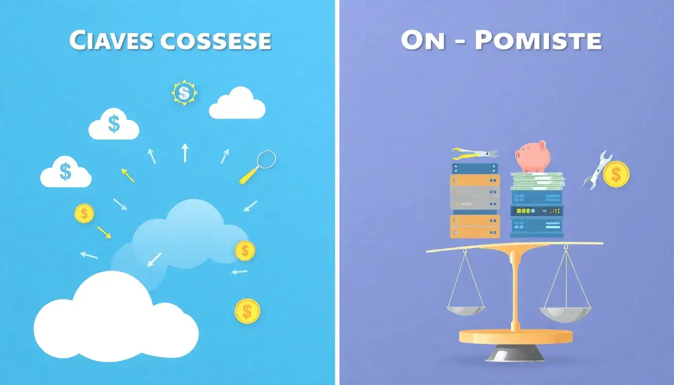 What are the main differences in cost between cloud-based and on-premises energy management software