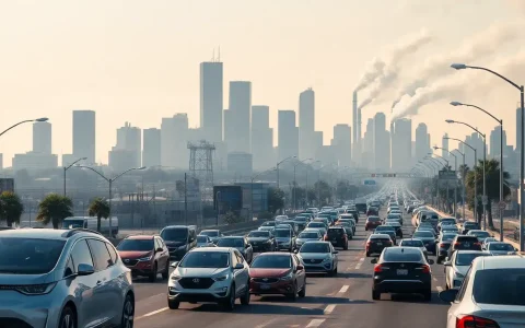 Why might EVs increase PM2.5 levels in Los Angeles