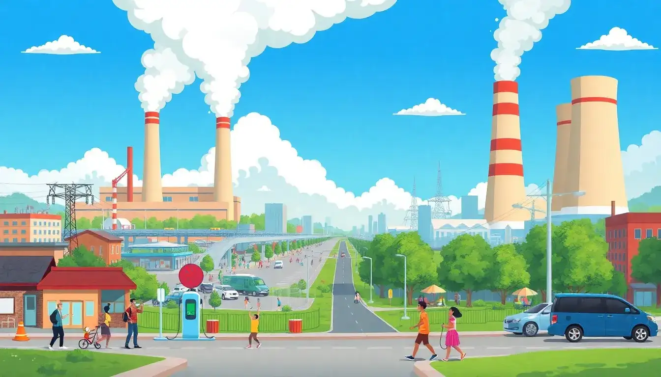 How do EVs affect health outcomes in states with high coal-fired power plant emissions