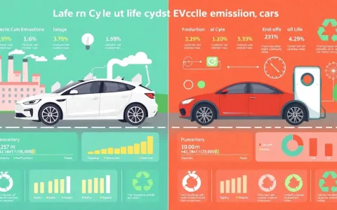 What are the life cycle emissions of electric vehicles compared to gasoline cars