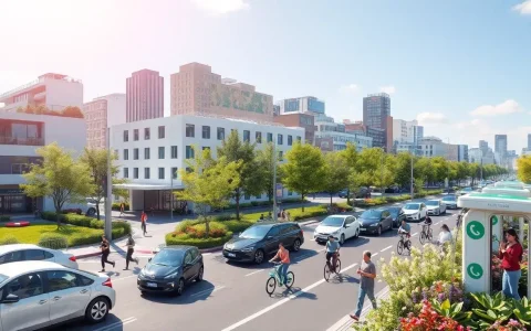 What are the health benefits of transitioning to electric vehicles in urban areas