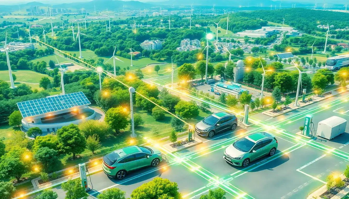 What role does the electricity grid play in the environmental benefits of electric vehicles