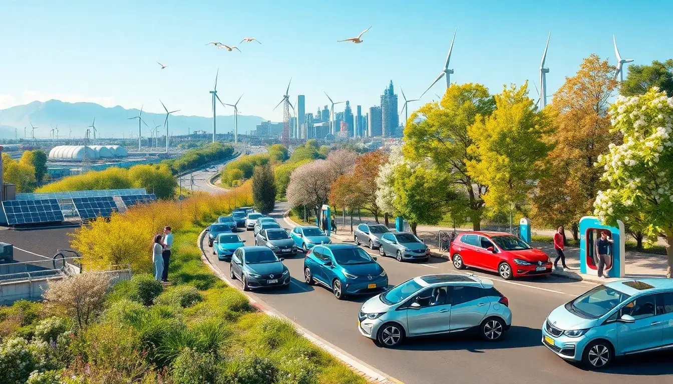 What are the long-term environmental benefits of transitioning to electric vehicles