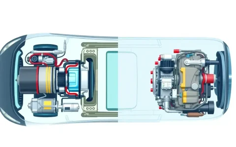How do the fewer moving parts in EVs contribute to lower maintenance costs