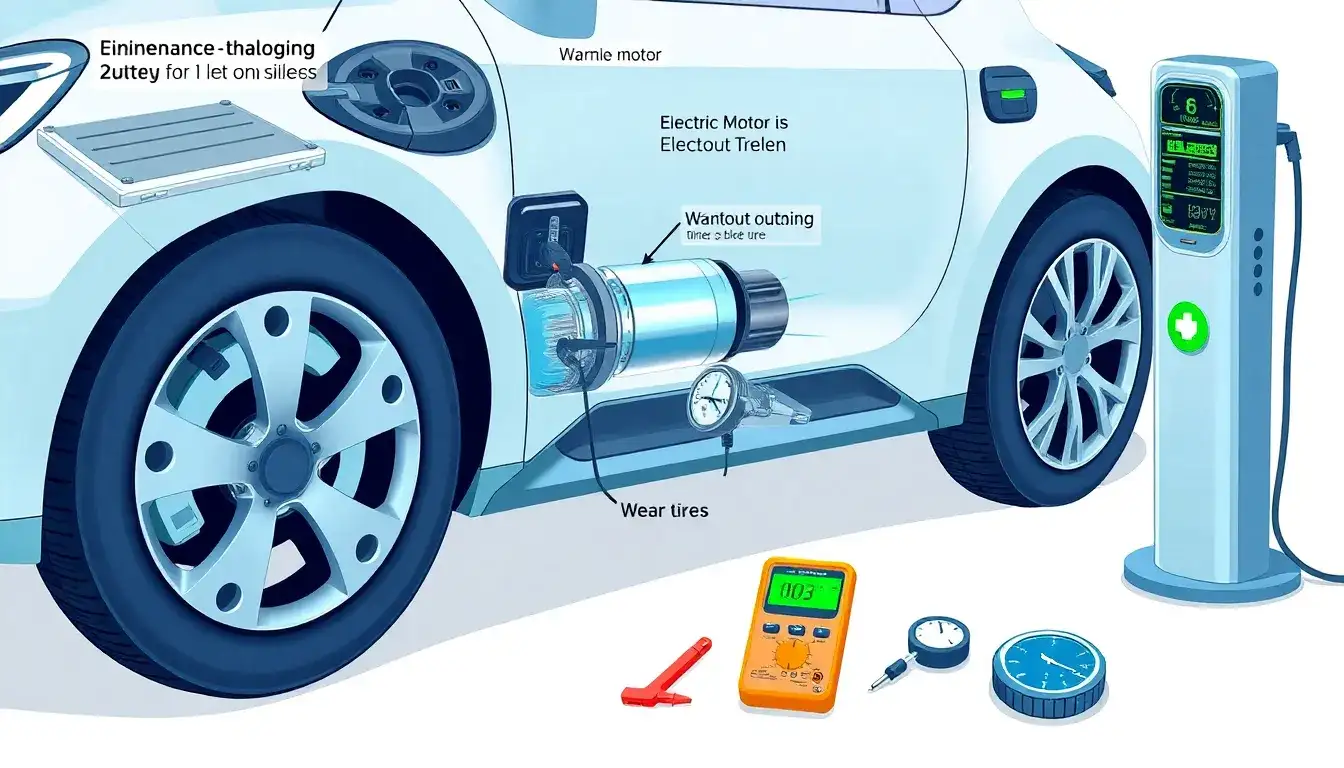 What are the most common maintenance issues in EVs
