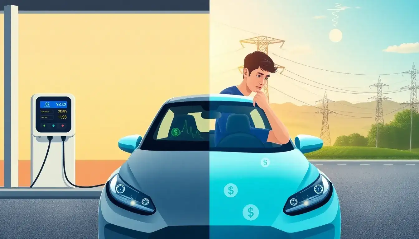 How do rising electricity rates affect the overall cost of owning an EV