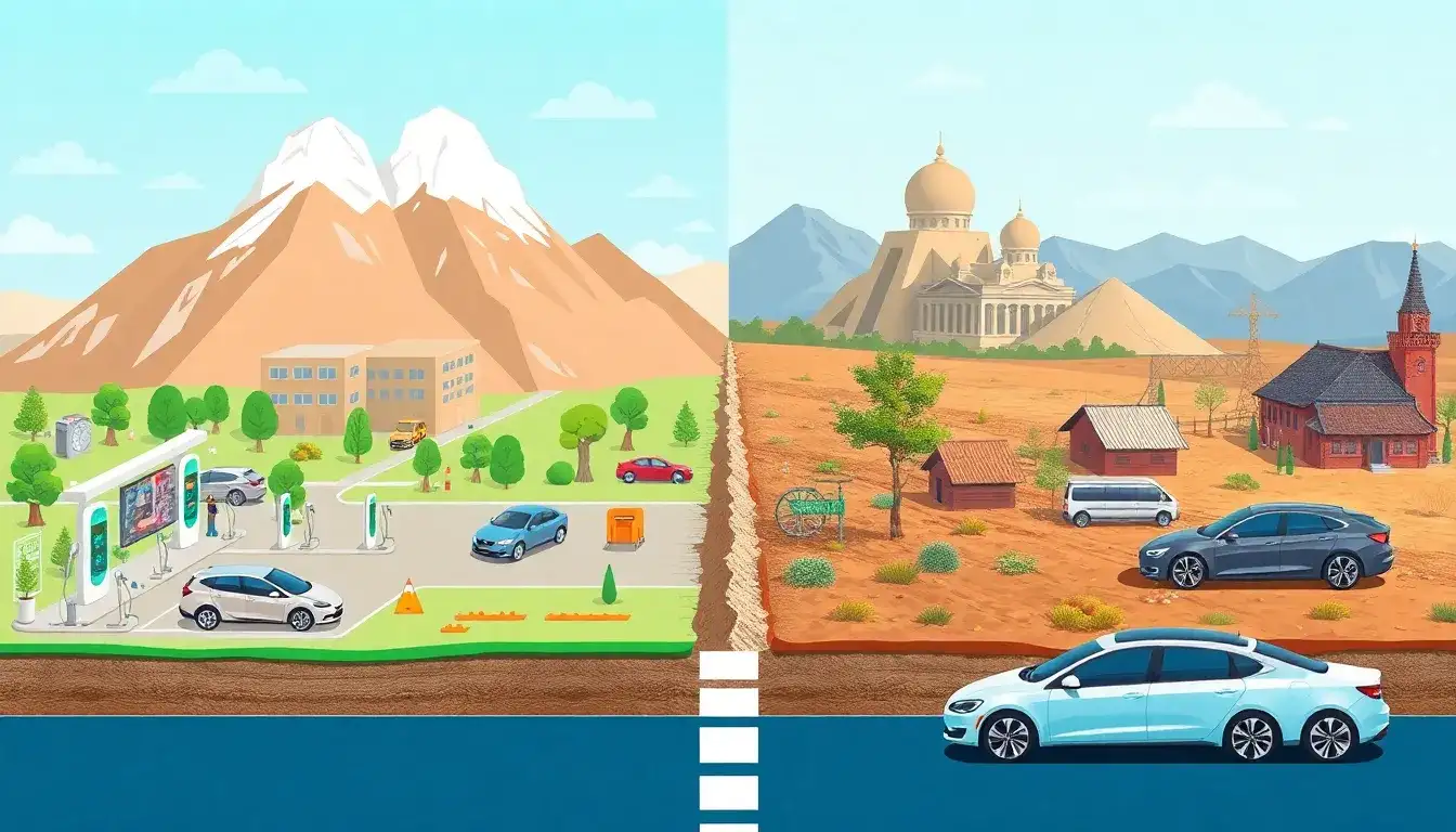 Are there specific regions where EV maintenance costs are significantly higher