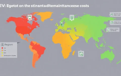 Which regions have the highest EV maintenance costs
