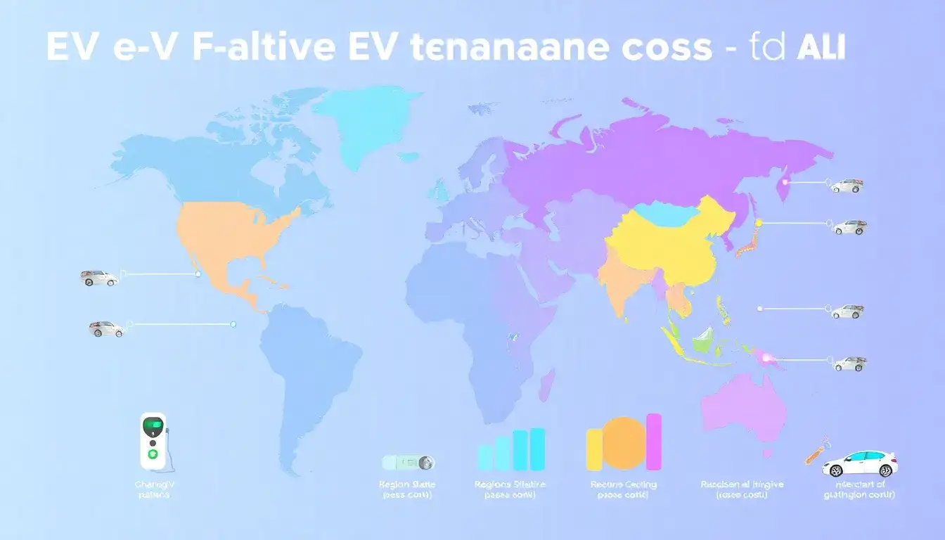 Are there any states or countries known for higher EV maintenance costs