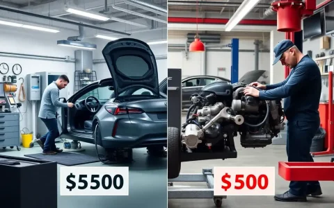 How do labor costs differ between EV and ICE vehicle repairs