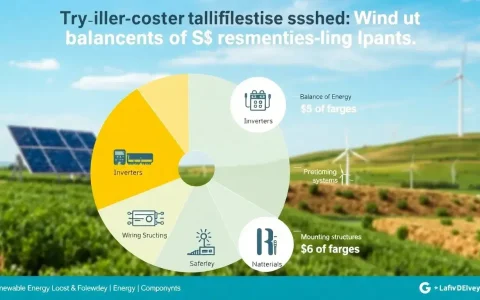 What are the typical costs associated with the balance of system (BoS) components
