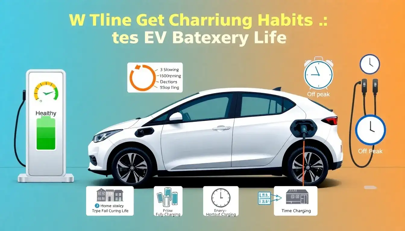 What charging habits are best for extending EV battery life