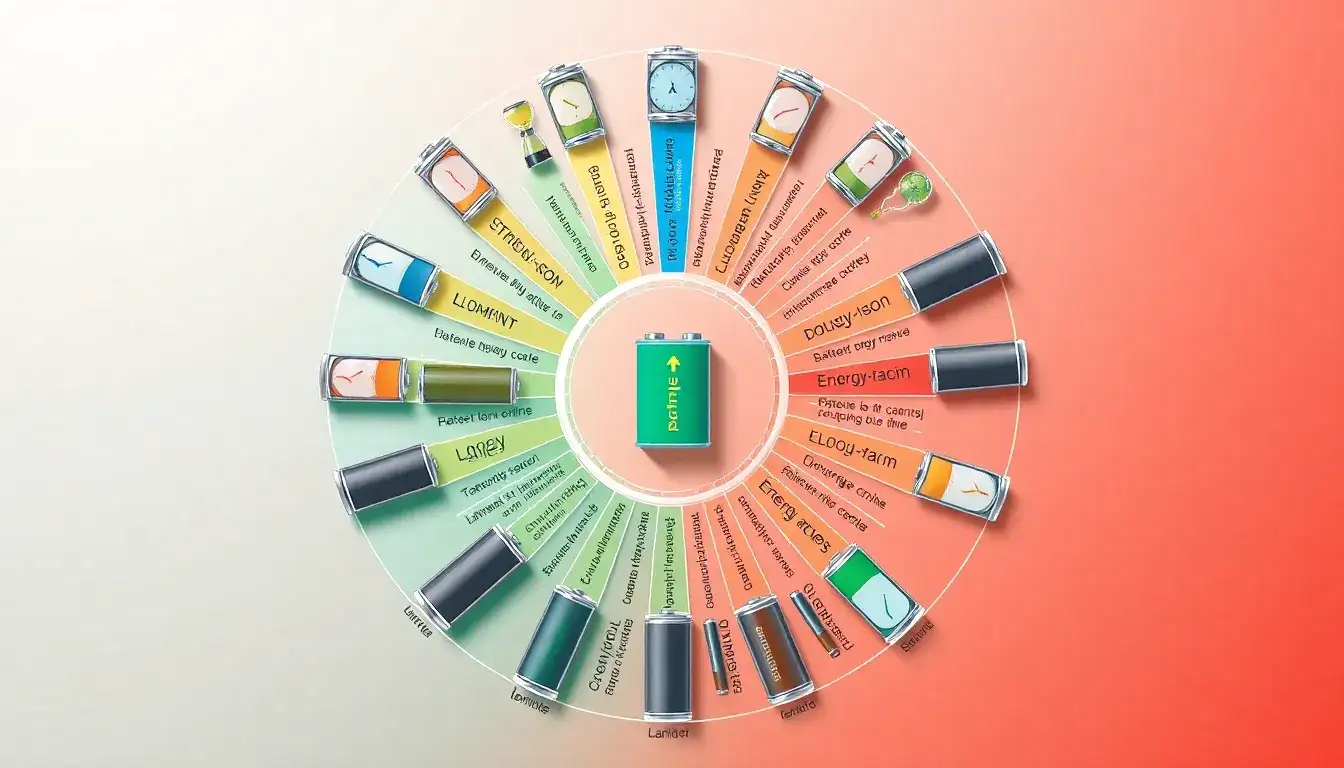 How does the type of battery chemistry influence its lifespan