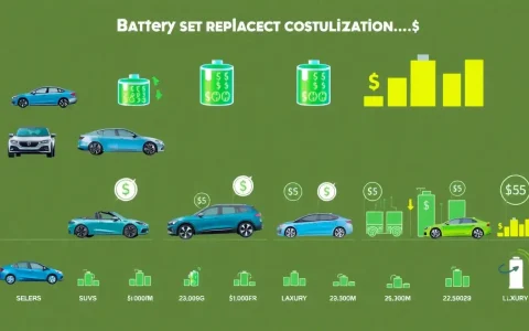 How does battery replacement cost vary between different EV models