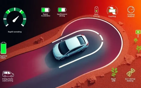 How does driving habits impact the longevity of an EV battery