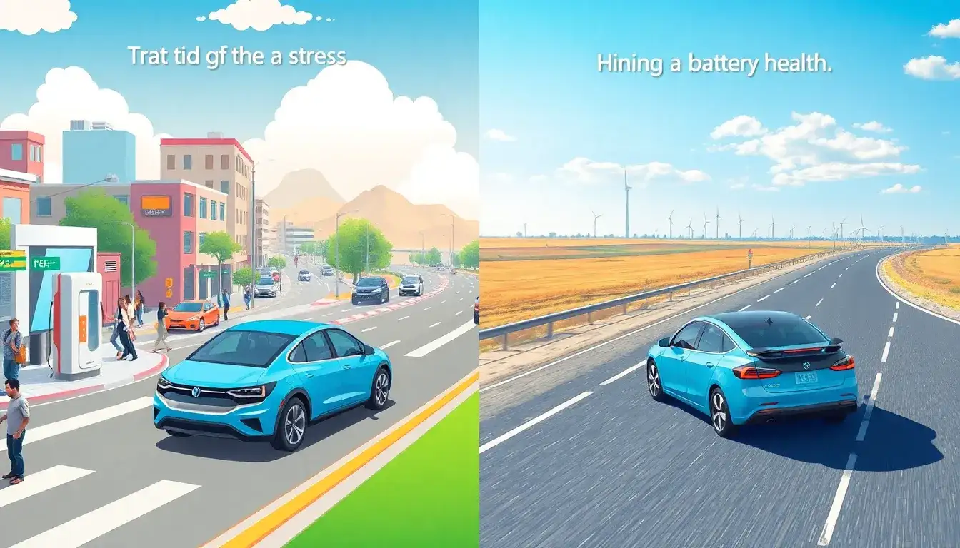 Does highway driving improve or worsen EV battery health