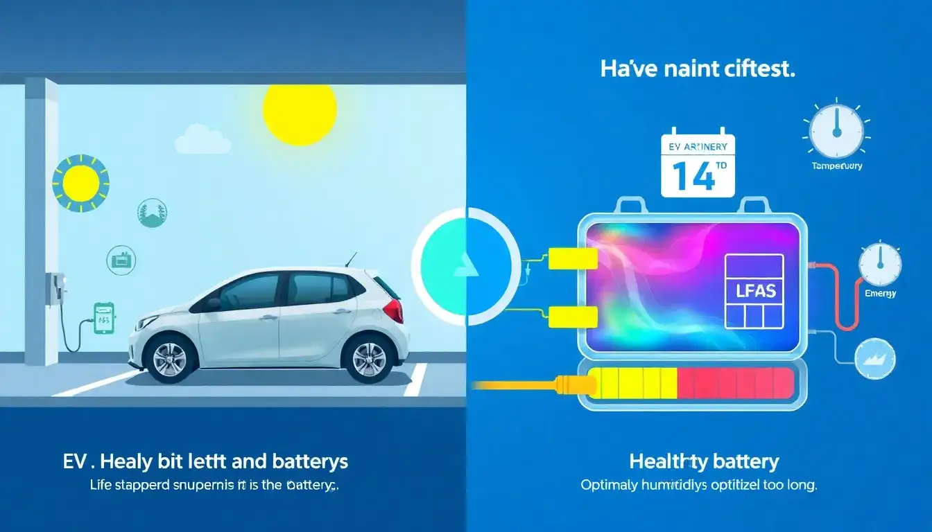 What are the effects of parking an EV for extended periods on battery life