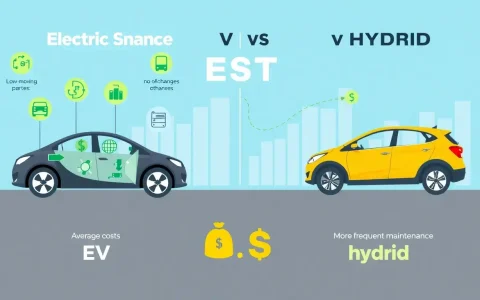 How do electric vehicle maintenance costs compare to hybrid vehicles