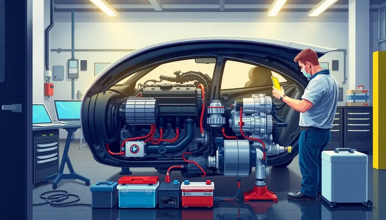 What are the most common maintenance issues for hybrid vehicles