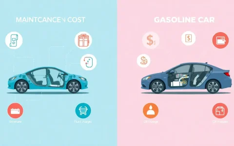 How do maintenance costs for electric vehicles compare to gasoline cars