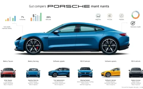 How does the maintenance cost of the Porsche Taycan compare to other luxury electric vehicles