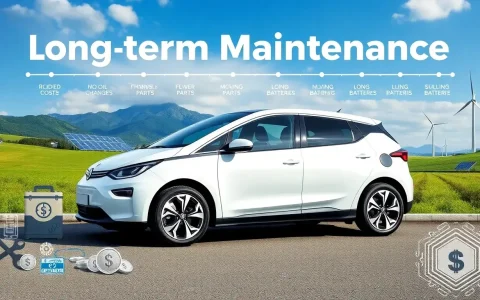 What are the long-term maintenance benefits of electric vehicles