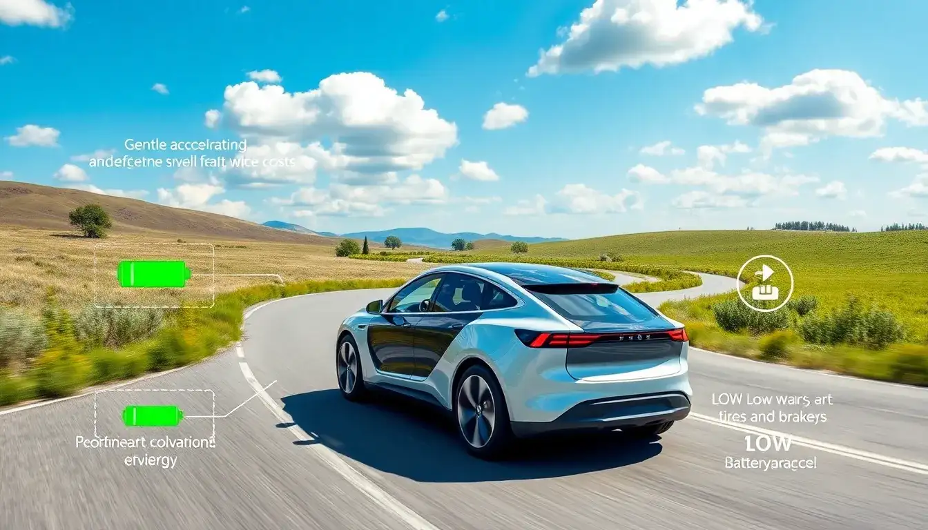 Are there specific driving techniques that can reduce EV maintenance costs