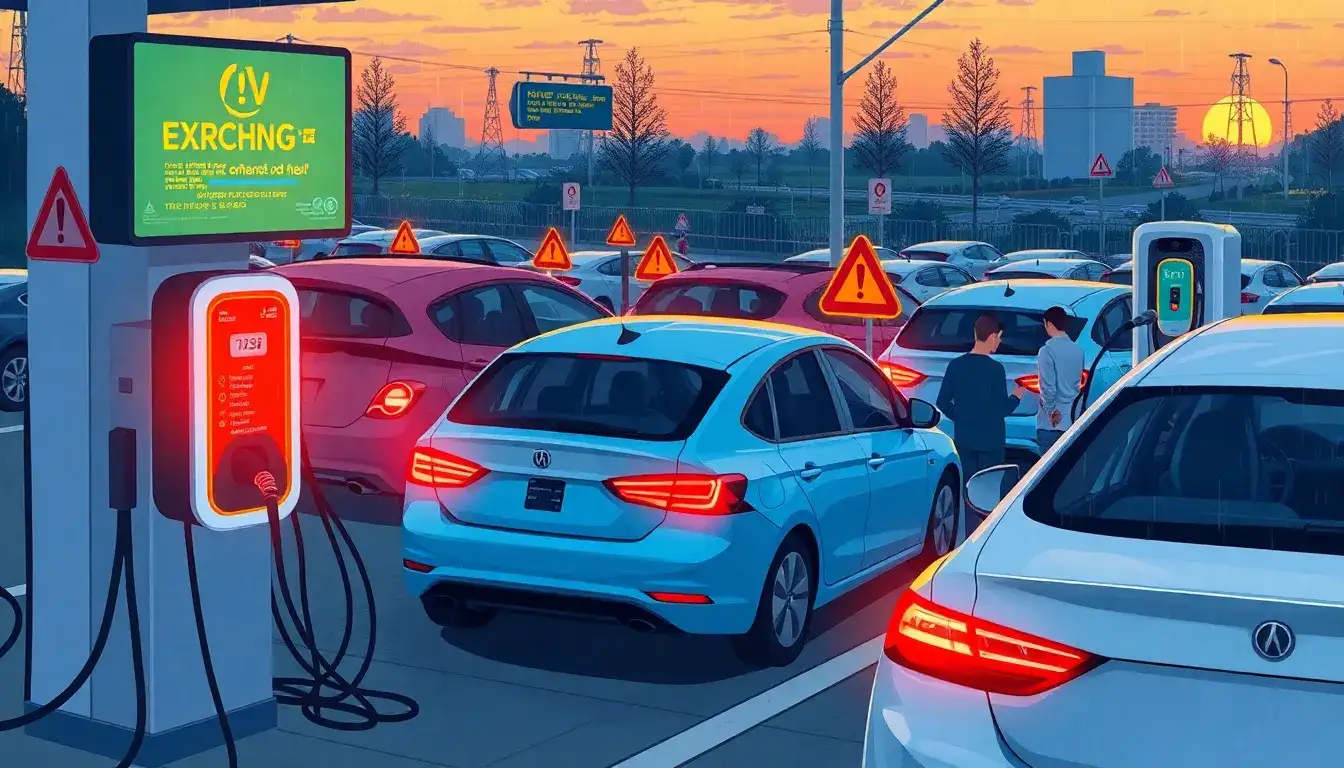 What are the most common issues with EV charging systems