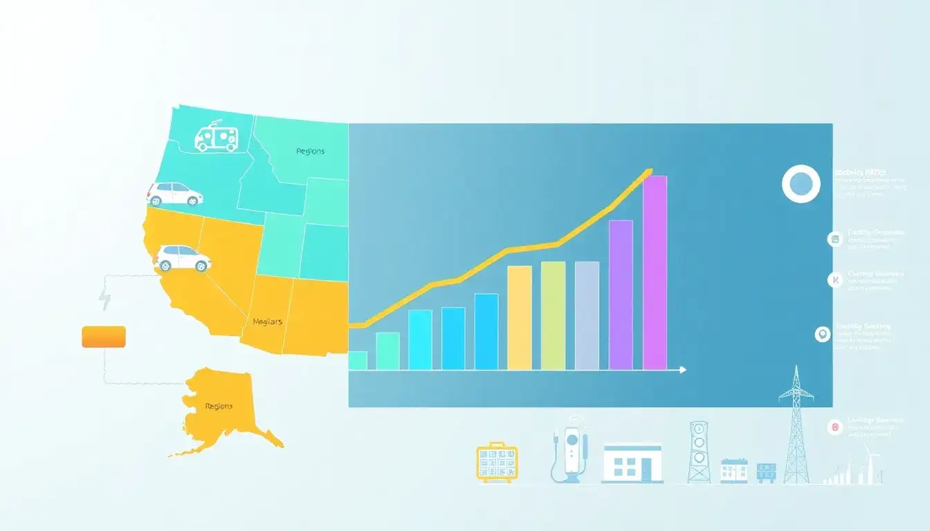 How do regional electricity rates influence the maintenance costs of EVs