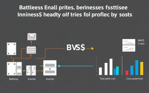 How does the cost of battery management systems impact the overall BESS cost