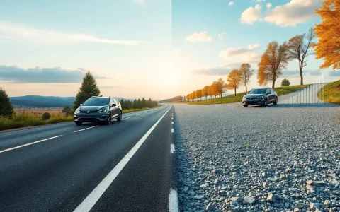 How does road surface condition impact EV efficiency