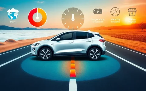 How does road temperature affect EV efficiency