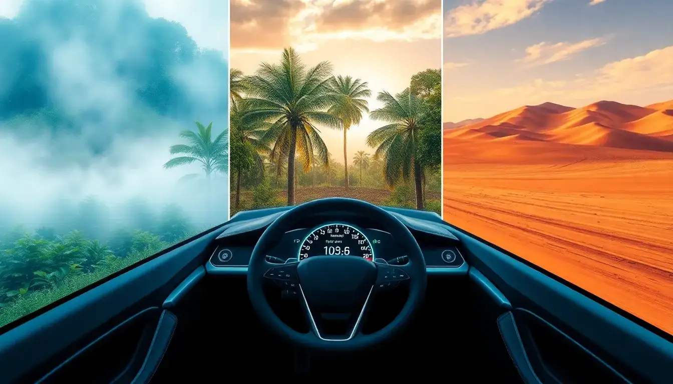 What role does humidity play in EV range