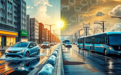 How does precipitation impact EV energy consumption
