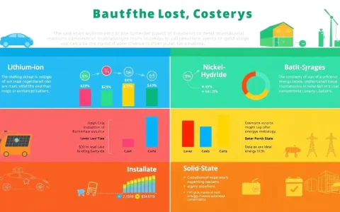How do installation costs vary between different battery chemistries