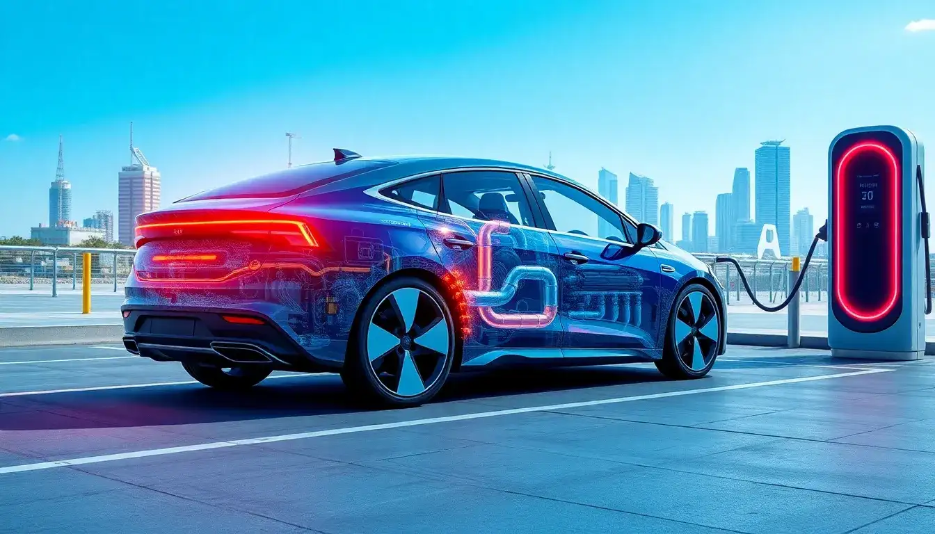 Are there any EVs with advanced cooling systems to minimize range loss