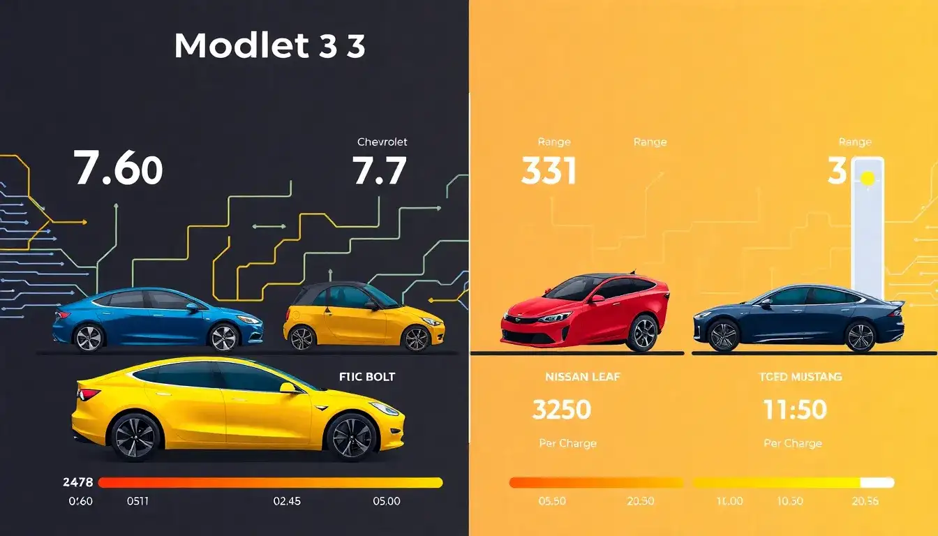 How does the Tesla Model 3 compare to other electric cars in terms of performance and range