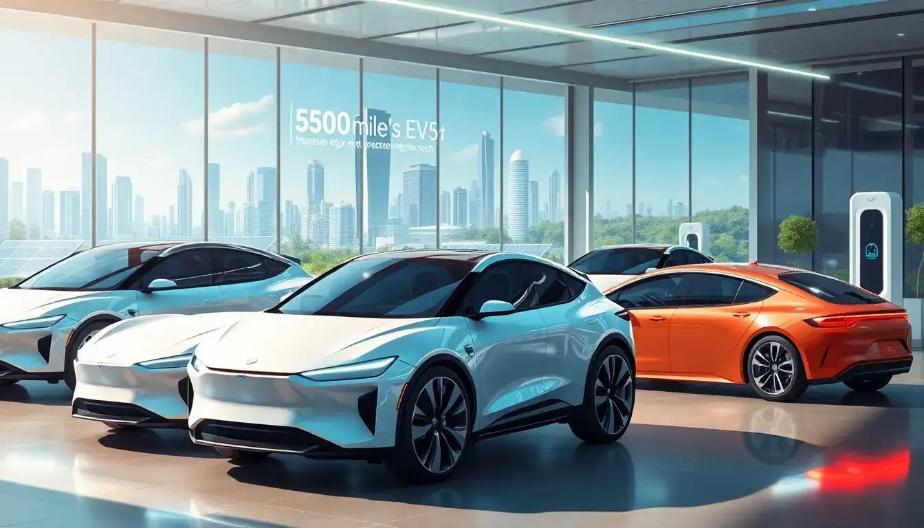 Which electric vehicles are rumored to have ranges over 500 miles