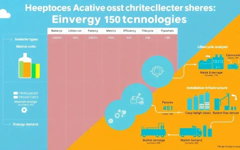 What are the main factors driving the cost differences between energy storage technologies
