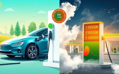 How does the cost of charging an EV compare to gasoline