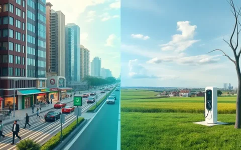 How do urban and rural EV charging costs compare