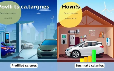 How does the cost of public charging compare to home charging