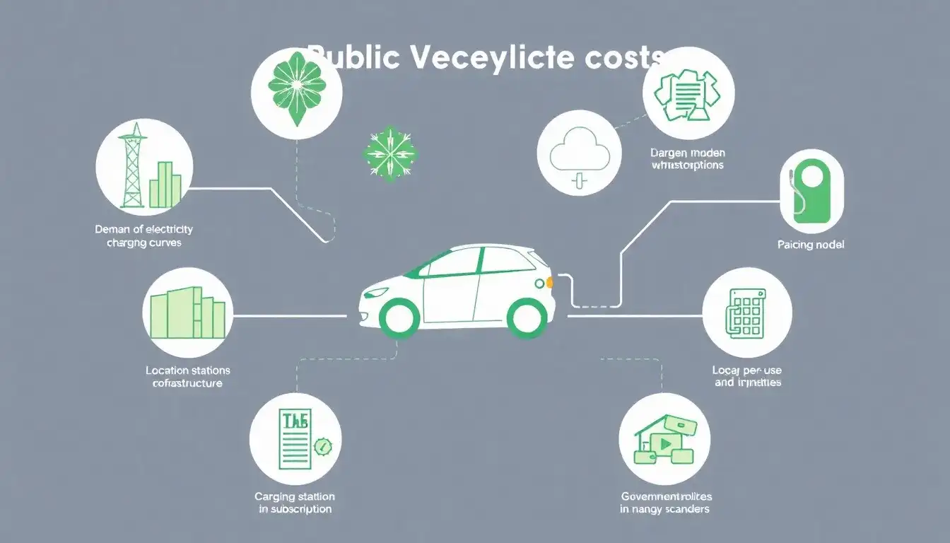 What are the main factors influencing public charging costs