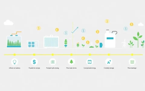 How does the lifespan of different energy storage technologies impact their cost-effectiveness